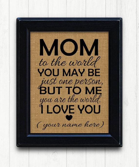 Best ideas about Unique Birthday Gifts For Mom
. Save or Pin Mom Birthday from daughter Gifts For Mother Personalized Now.