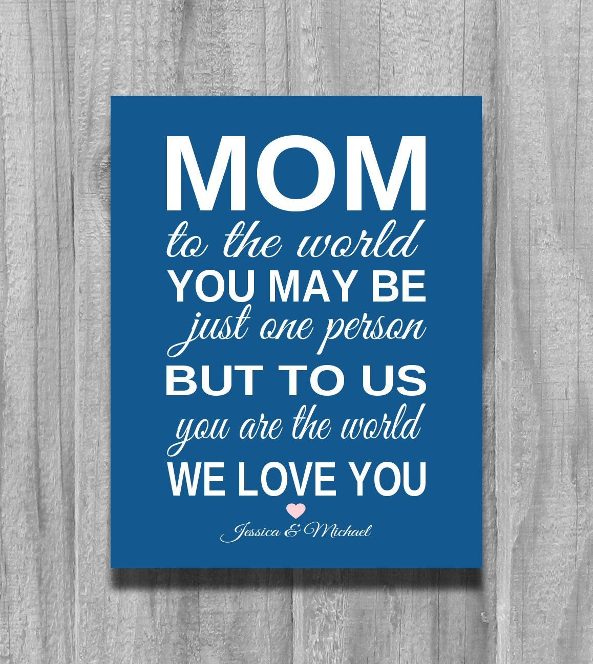 Best ideas about Unique Birthday Gifts For Mom
. Save or Pin Gift for Mom Personalized Birthday GIFT from Children for Now.