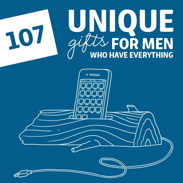 Best ideas about Unique Gift Ideas For Men
. Save or Pin 107 Unique Gifts for Men Who Have Everything this is a Now.