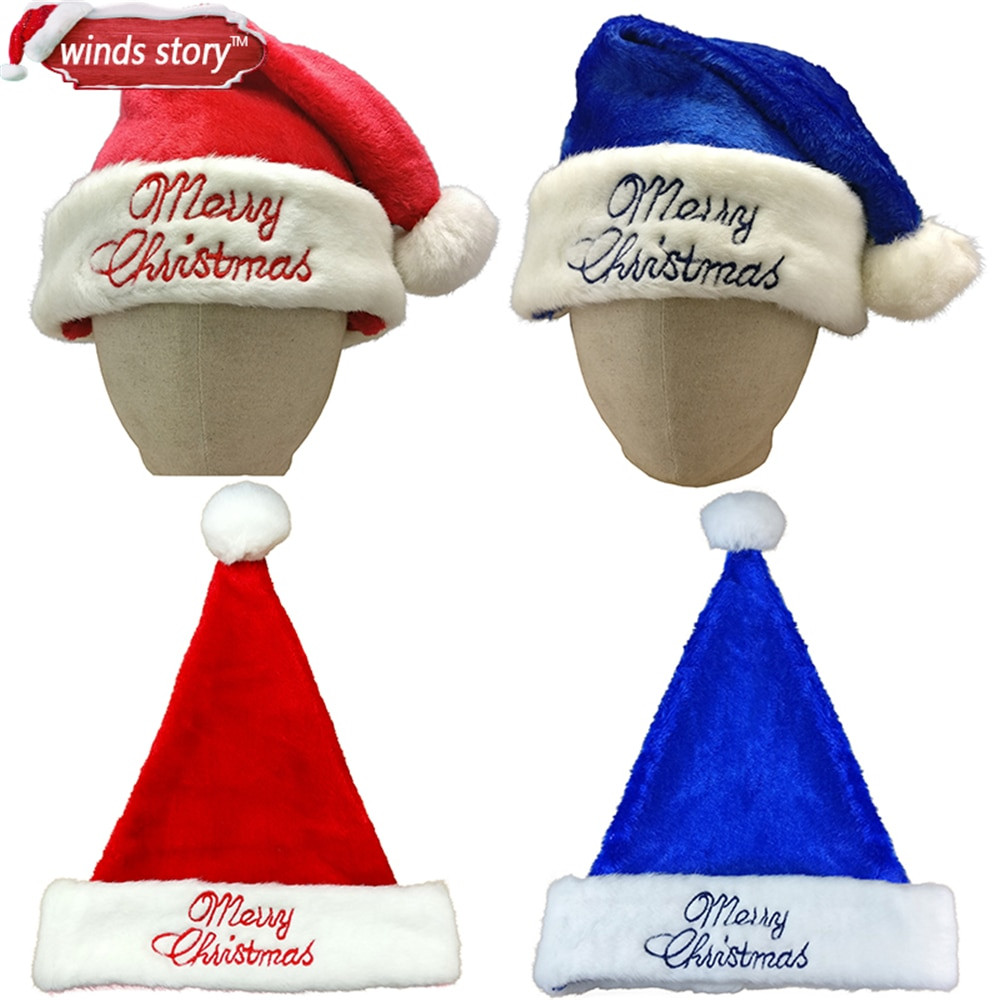 Best ideas about Unisex Gift Ideas For Adults
. Save or Pin 2pc Chrismas decorations Cap Hats Plush Merry Xmas Holiday Now.