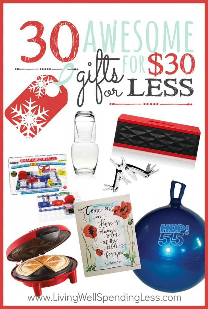 Best ideas about Unisex Gift Ideas Under 10
. Save or Pin 30 Awesome Gifts Under $30 Living Well Spending Less Now.