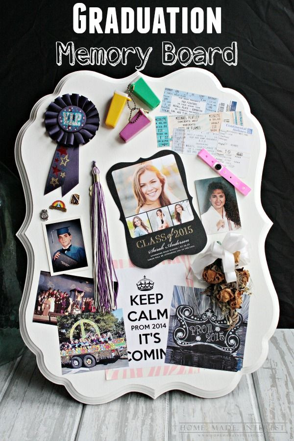 Best ideas about University Graduation Gift Ideas For Her
. Save or Pin This graduation memory board is a simple DIY craft to Now.