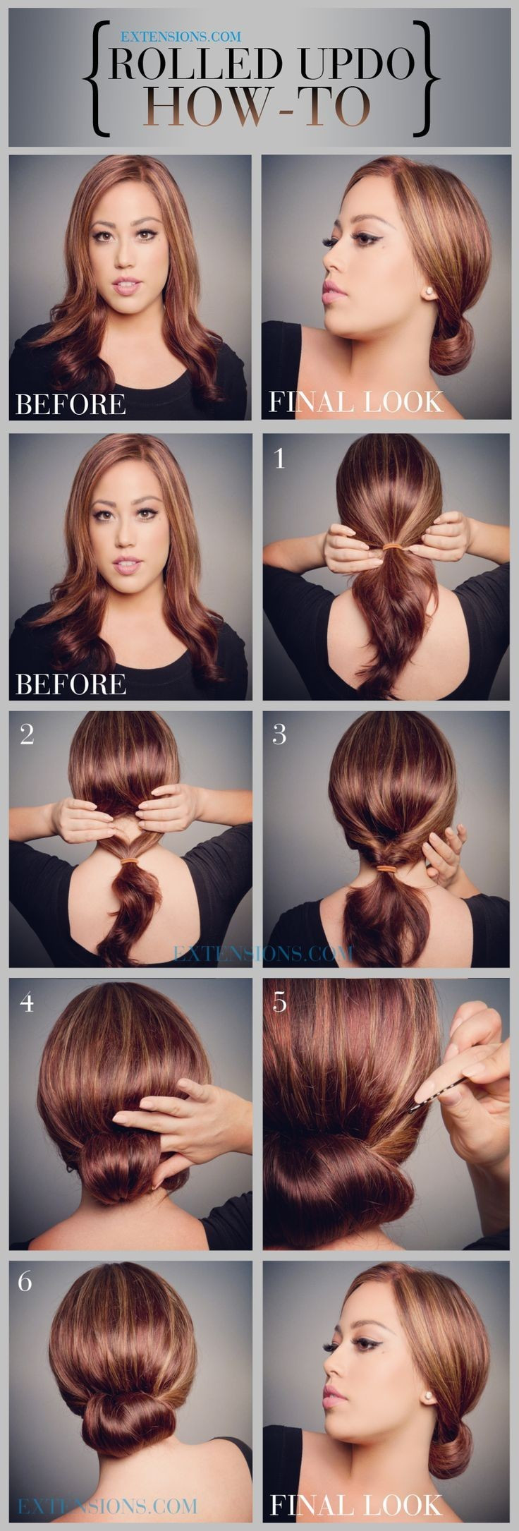 Best ideas about Updo Hairstyle Tutorial
. Save or Pin 12 Trendy Low Bun Updo Hairstyles Tutorials Easy Cute Now.
