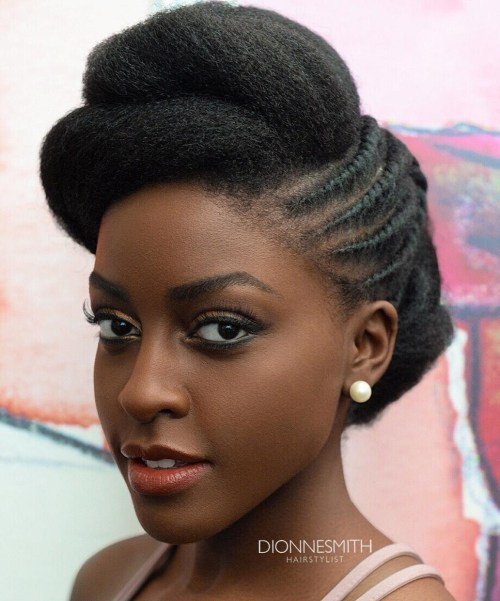 Best ideas about Updo Hairstyles For Natural Hair
. Save or Pin 50 Cute Updos for Natural Hair Now.