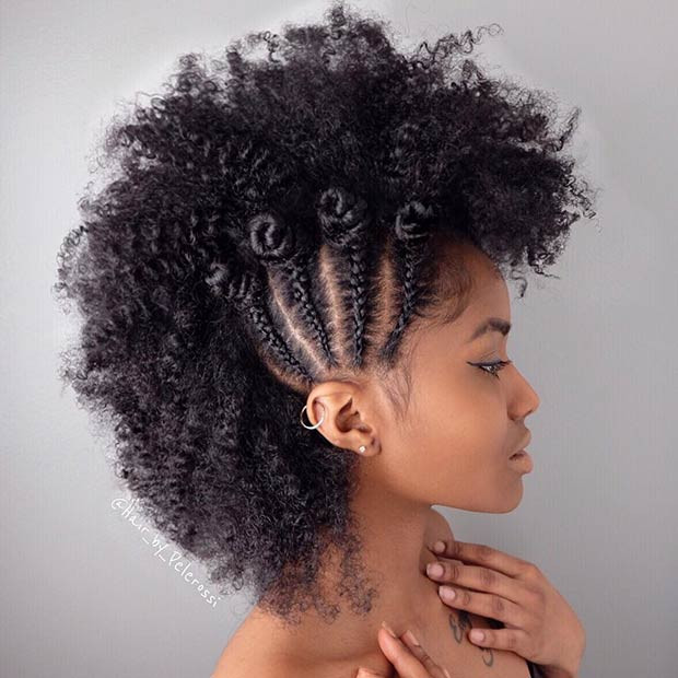 Best ideas about Updo Hairstyles For Natural Hair
. Save or Pin 21 Chic and Easy Updo Hairstyles for Natural Hair Now.