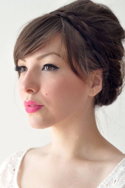 Best ideas about Updo Hairstyles With Bangs
. Save or Pin 25 Staggering Wedding Hairstyles Updos Now.