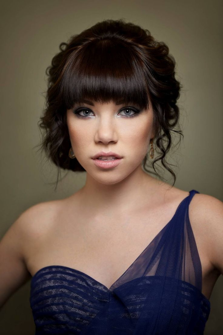 Best ideas about Updo Hairstyles With Bangs
. Save or Pin 39 Romantic Wedding Hairstyles With Bangs MagMent Now.