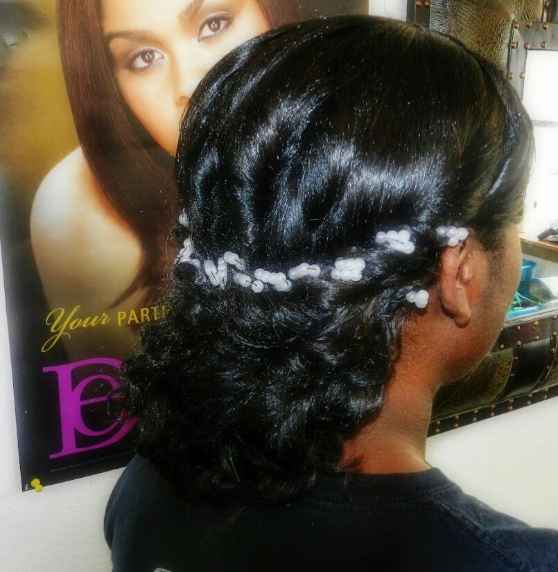 Best ideas about Updo Hairstyles With Weave
. Save or Pin curly weave wedding Updo relaxer Now.