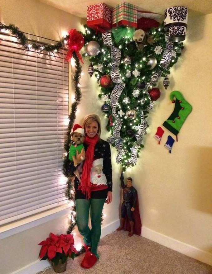 Best ideas about Upside Down Christmas Tree DIY
. Save or Pin 30 of the most Creative Christmas Trees Kitchen Fun Now.