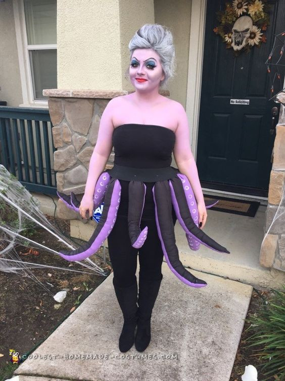 Best ideas about Ursula Costume DIY
. Save or Pin Homemade Ursula Costume All Done in e Night Now.