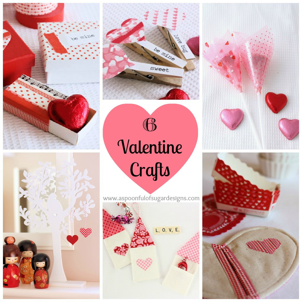 Best ideas about Valentine Craft Ideas
. Save or Pin 6 Valentine Crafts A Spoonful of Sugar Now.