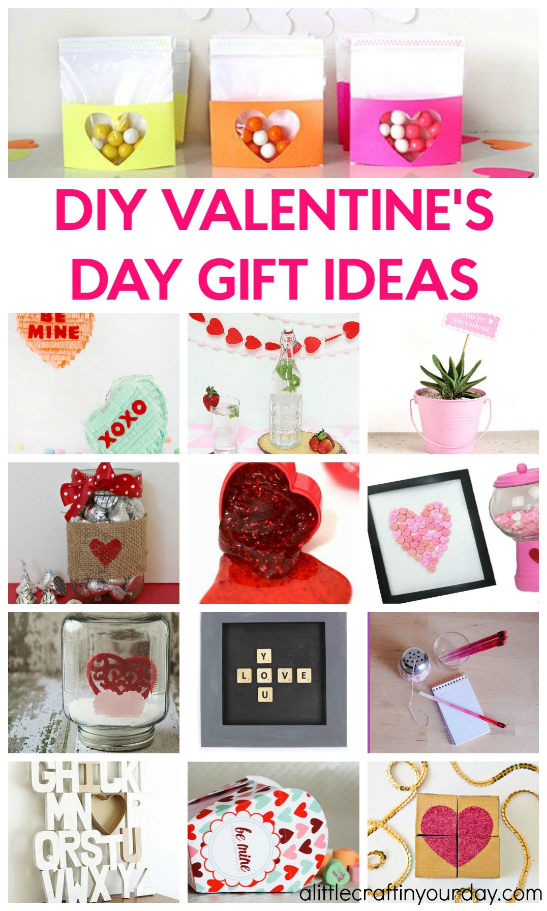 Best ideas about Valentine DIY Gift
. Save or Pin DIY Valentines Day Gift Ideas A Little Craft In Your Day Now.