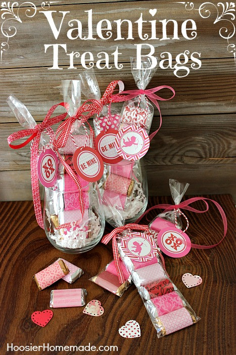 Best ideas about Valentine Gift Bag Ideas
. Save or Pin Easy Valentine Treat Bags Hoosier Homemade Now.