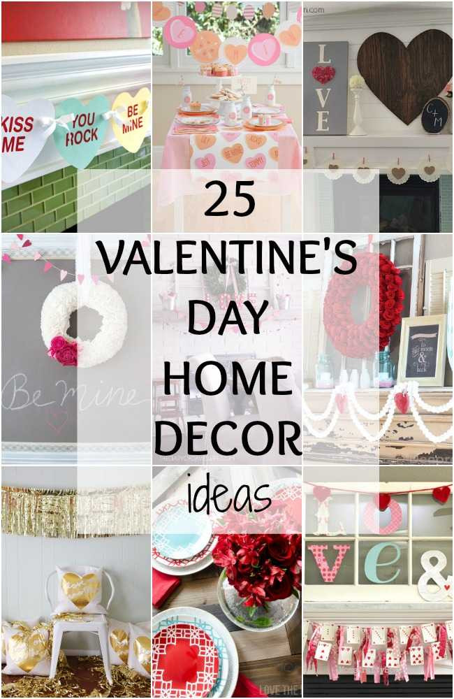 Best ideas about Valentine'S Day Decorations DIY
. Save or Pin Valentine s Day Home Decor Ideas 25 BEST Ideas us207 Now.