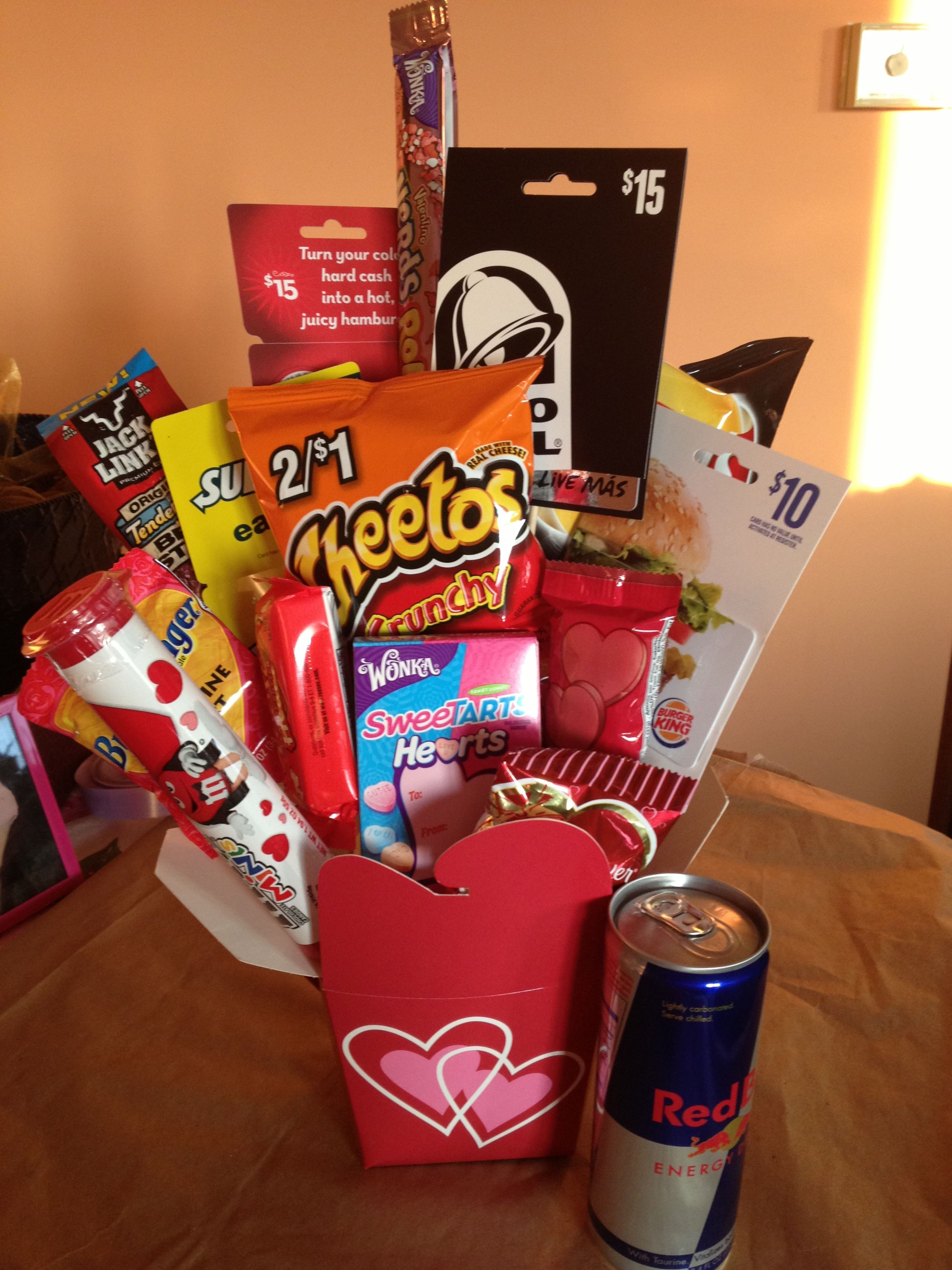 Best ideas about Valentine'S Day Gift Basket Ideas
. Save or Pin Perfect valentines day t for the boyfriend Now.