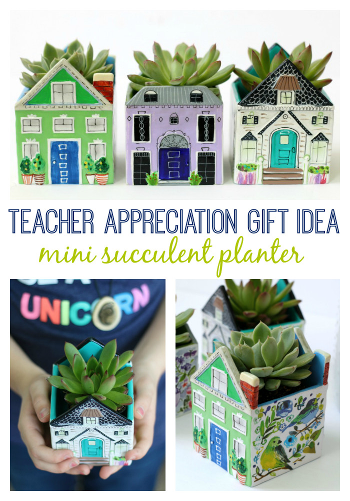 Best ideas about Valentine'S Day Teacher Gift Ideas
. Save or Pin Teacher Appreciation Gift Idea Mini Succulent Planters Now.