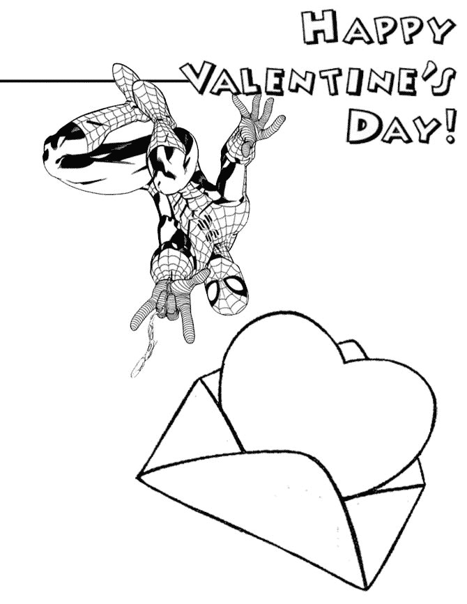 Best ideas about Valentines Day Coloring Pages For Boys Superhero
. Save or Pin Spiderman Heart Letter Valentines Coloring Page Now.