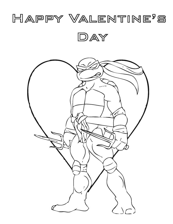 Best ideas about Valentines Day Coloring Pages For Boys Superhero
. Save or Pin Ninja Turtles clipart st valentine Pencil and in color Now.