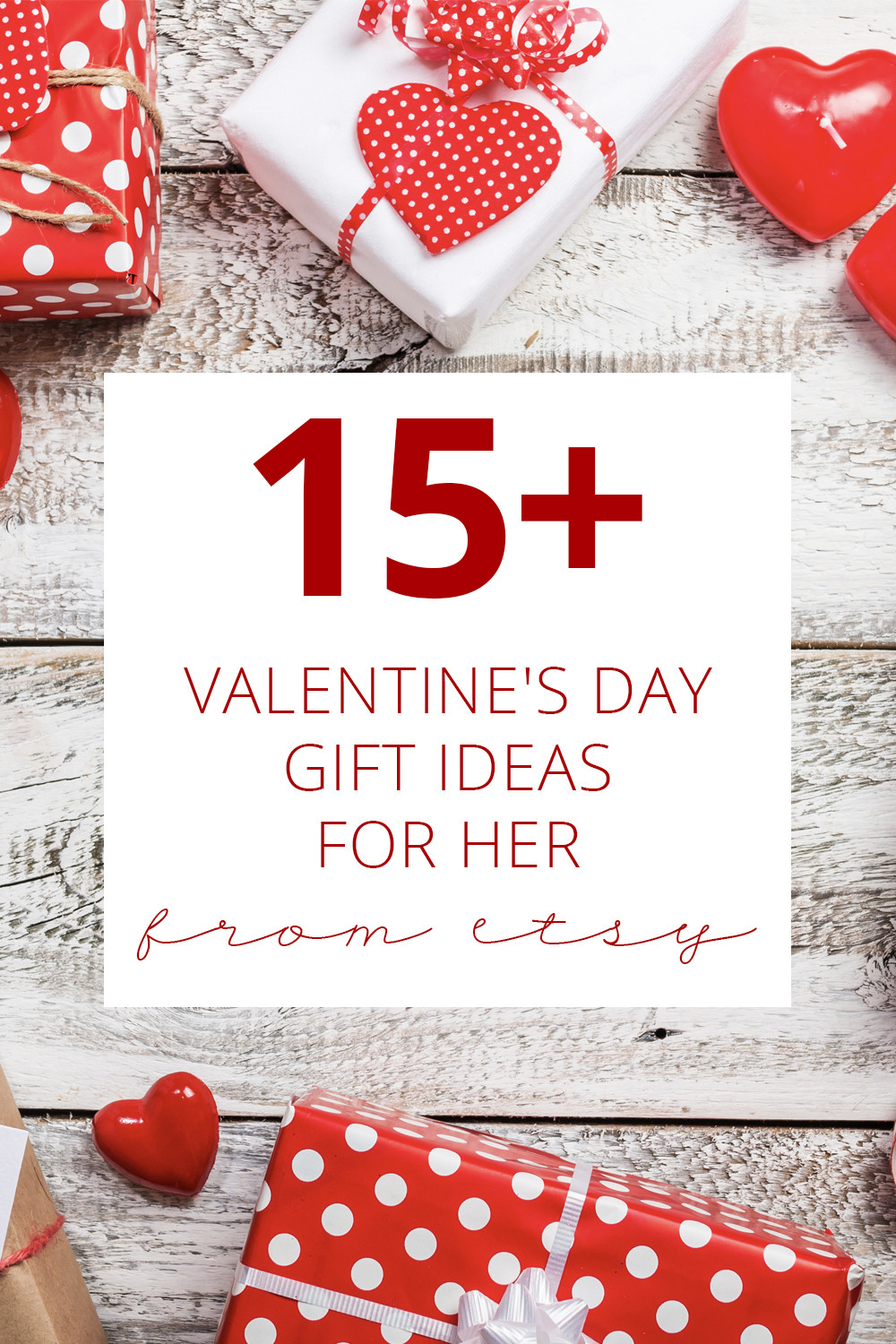 Best ideas about Valentines Gift For Her Ideas
. Save or Pin 15 Valentine s Day Gift Ideas for Her From Etsy Now.