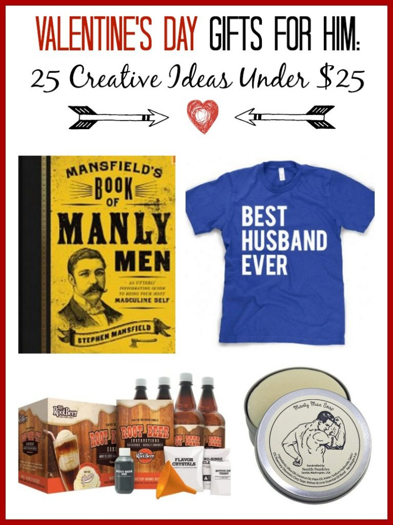 Best ideas about Valentines Gift Ideas For Him
. Save or Pin Valentine s Gift Ideas for Him 25 Creative Ideas Under $25 Now.