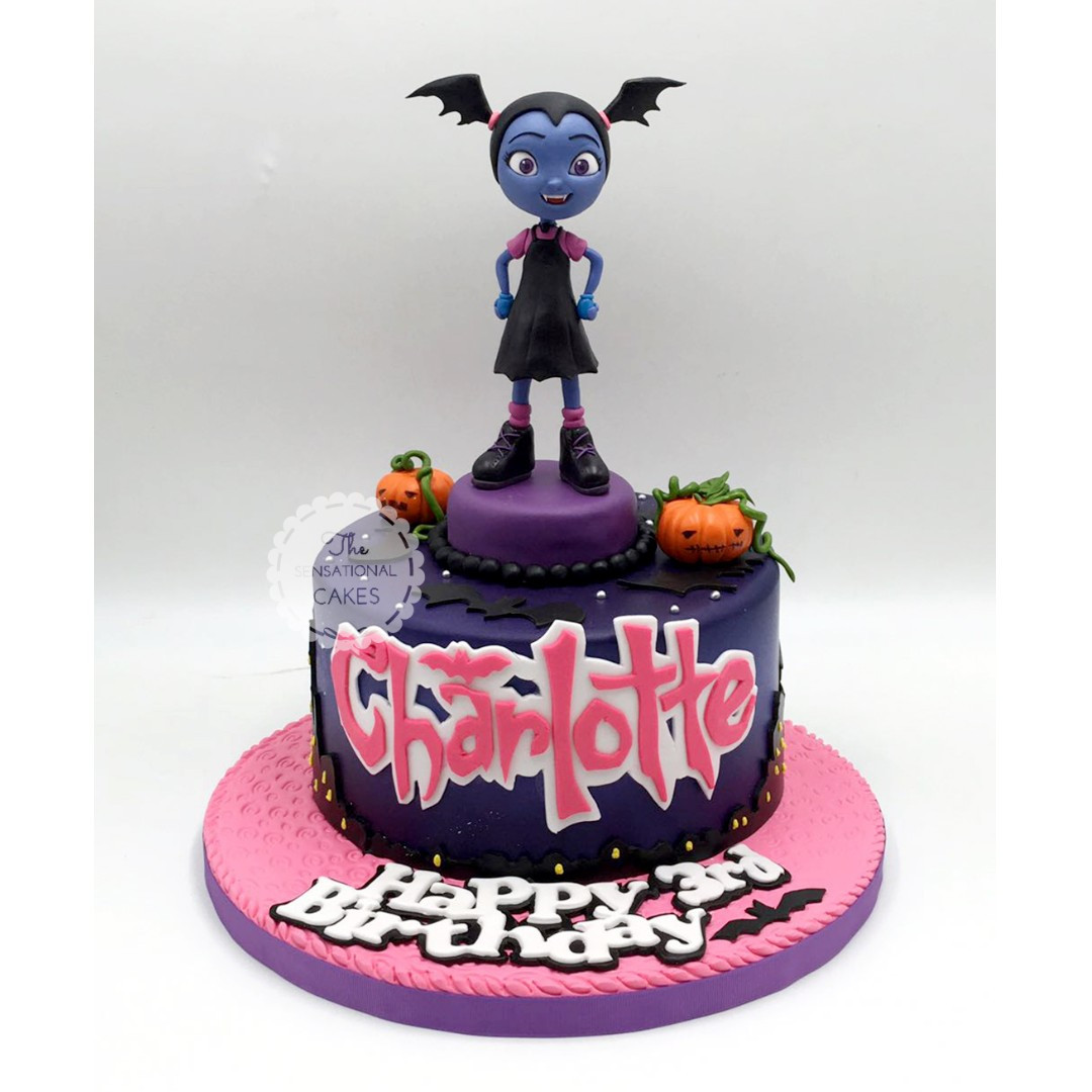 Best ideas about Vampirina Birthday Cake
. Save or Pin Vampirina theme cake girl birthday singaporecake Food Now.