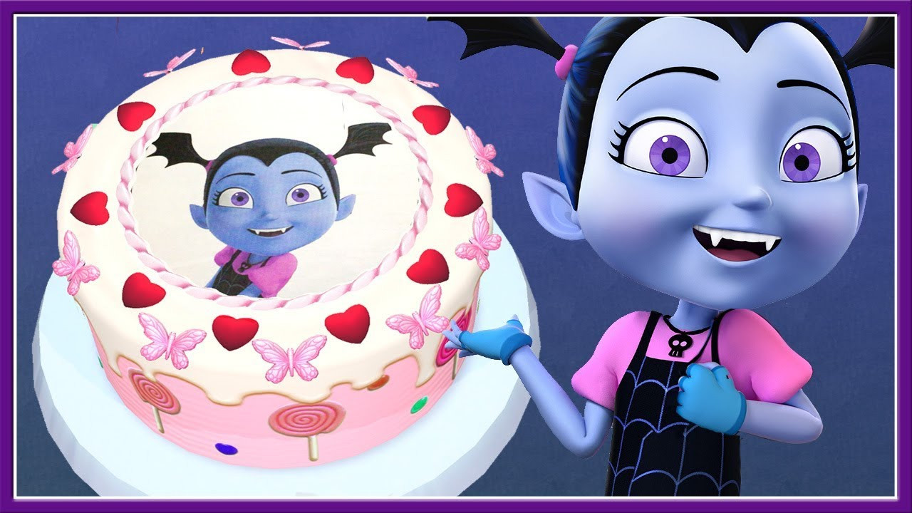 Best ideas about Vampirina Birthday Cake
. Save or Pin Vampirina Disney Junior Birthday Cake Baby Learn Cooking Now.
