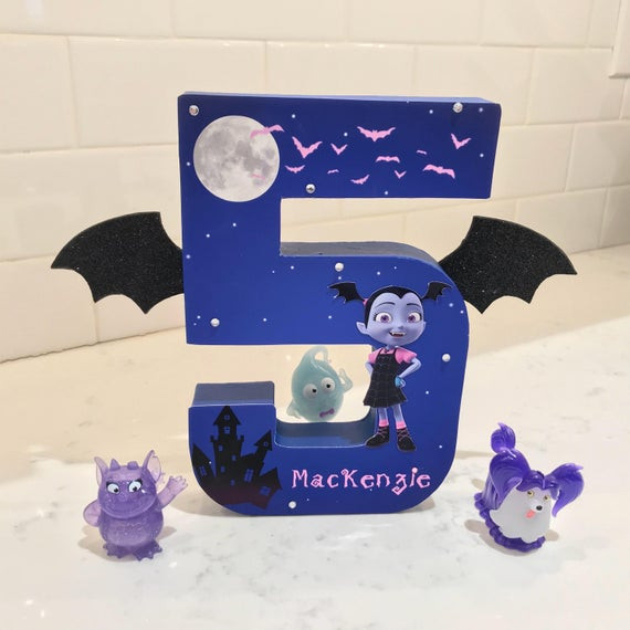 Best ideas about Vampirina Birthday Decorations
. Save or Pin 8 Inch Personalized Vampirina Number Now.