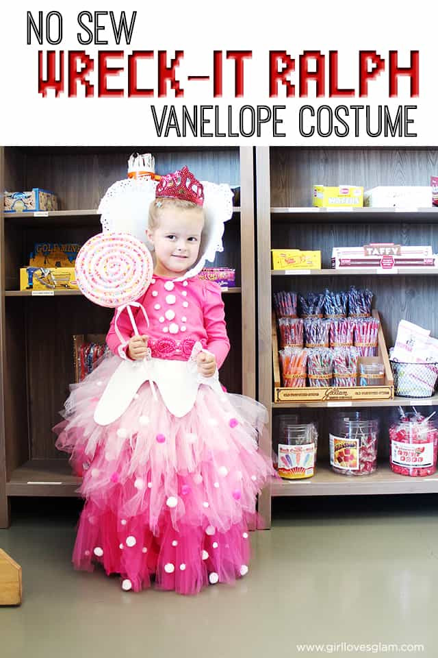 Best ideas about Vanellope Von Schweetz Costume DIY
. Save or Pin No Sew Vanellope Von Schweetz Costume from Wreck it Ralph Now.