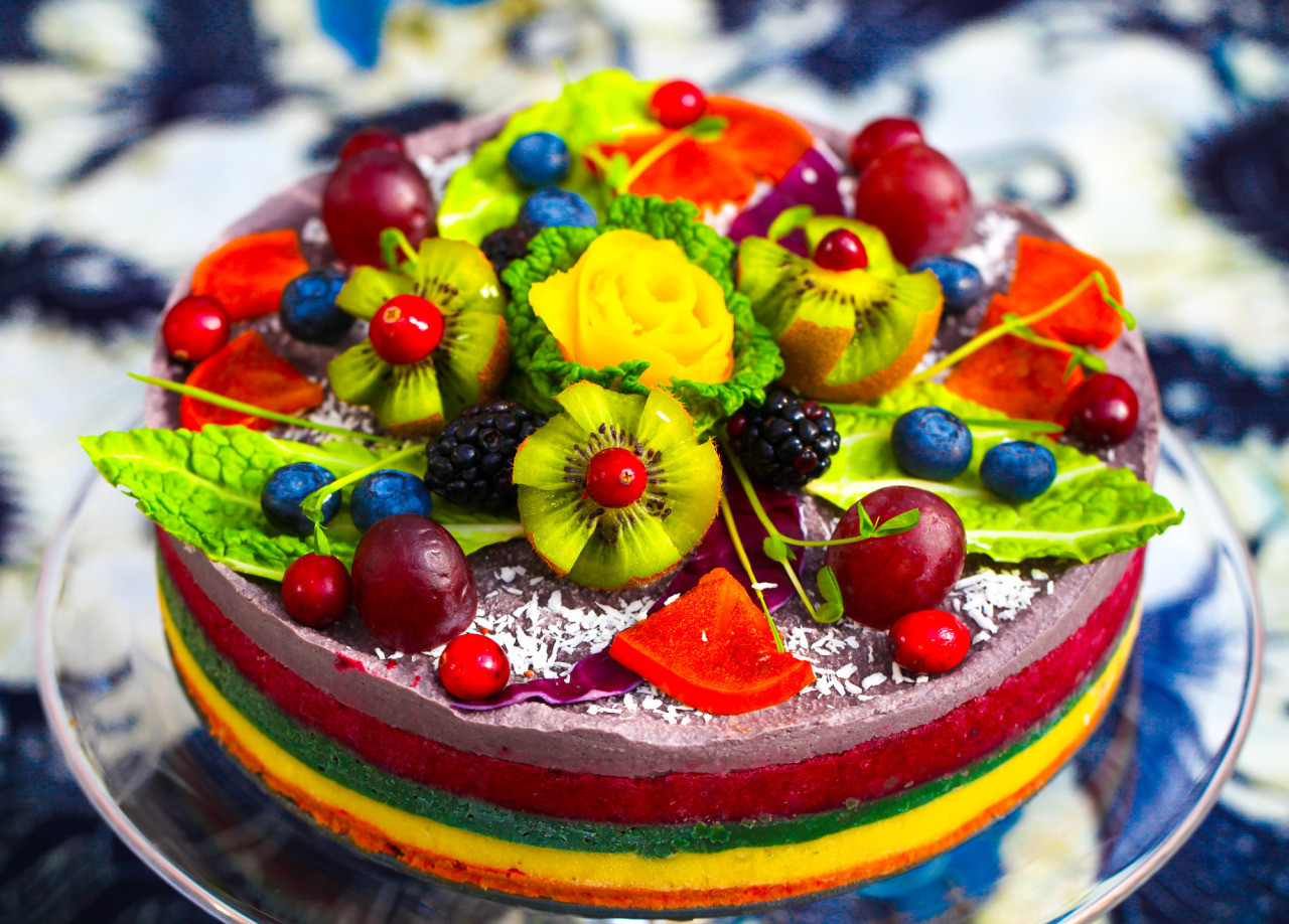 Best ideas about Vegan Birthday Cake
. Save or Pin Olenko’s Rainbow Raw Vegan Cake This cake is all Now.