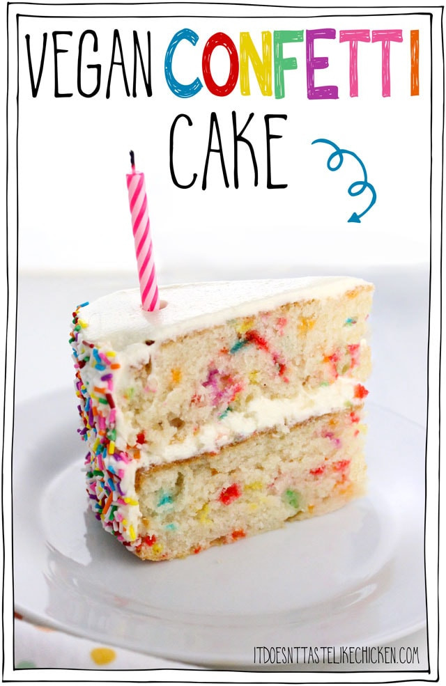 Best ideas about Vegan Birthday Cake
. Save or Pin Vegan Confetti Cake • It Doesn t Taste Like Chicken Now.