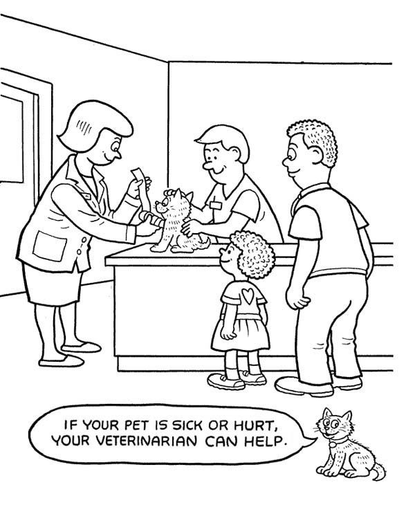 Best ideas about Veterinary Coloring Pages For Kids
. Save or Pin Animal Hospital Coloring Pages Now.