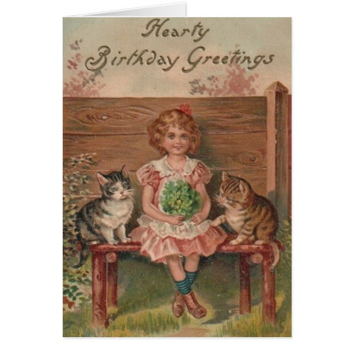 Best ideas about Victorian Birthday Card
. Save or Pin Victorian Little Girl and Kittens Birthday Card Now.