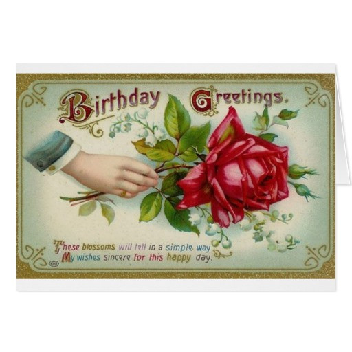 Best ideas about Victorian Birthday Card
. Save or Pin Victorian Rose Birthday Greeting Card Now.
