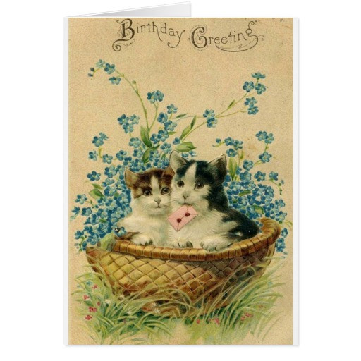 Best ideas about Victorian Birthday Card
. Save or Pin Victorian Cat Birthday Greeting Card Now.