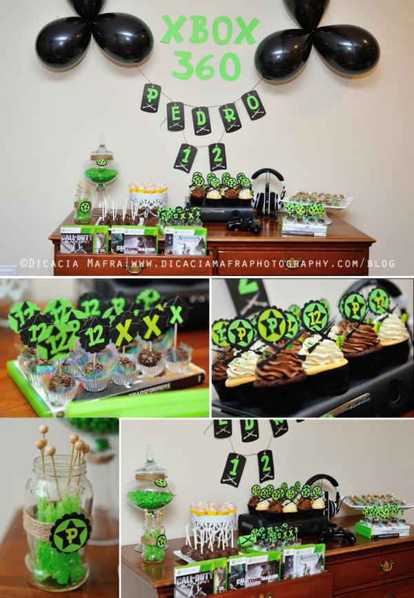 Best ideas about Video Game Birthday Party Ideas
. Save or Pin Kara s Party Ideas Xbox Video Game Boy 12th Birthday Party Now.