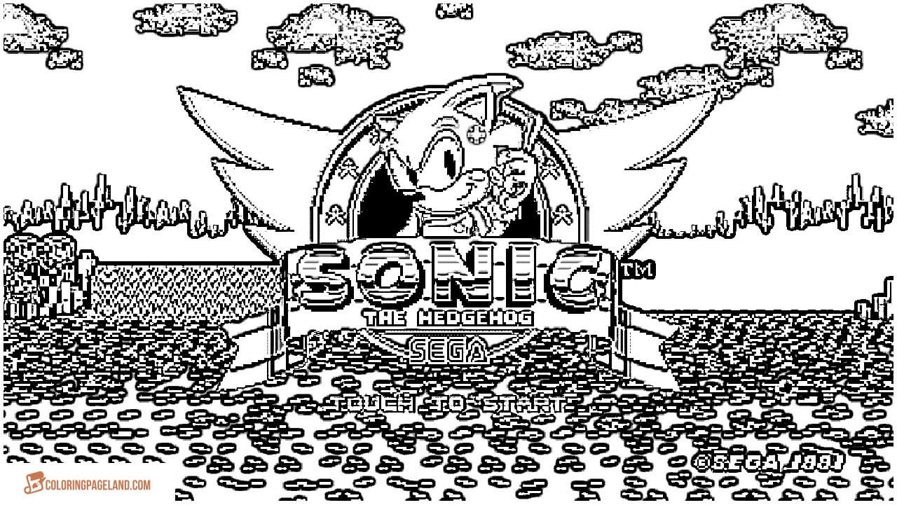 Best ideas about Video Game Coloring Pages For Adults
. Save or Pin Sonic Games Coloring Pages Download and Print for Free Now.