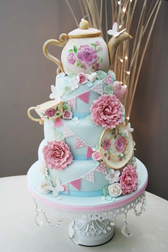 Best ideas about Vintage Birthday Cake
. Save or Pin Vintage Flags & Teapot Themed Cake Theme Cakes Now.