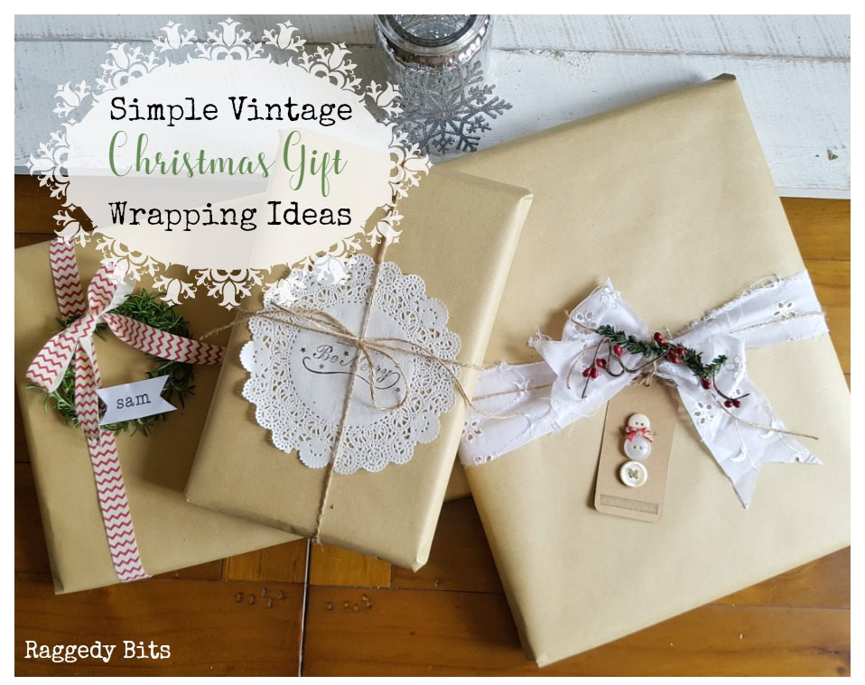 Best ideas about Vintage Gift Ideas
. Save or Pin Simple Vintage Christmas Gift Wrapping Ideas Raggedy Bits Now.