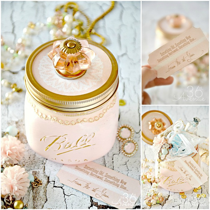 Best ideas about Vintage Gift Ideas
. Save or Pin Mason Jar Crafts Vintage Jar Bride Gift The 36th AVENUE Now.