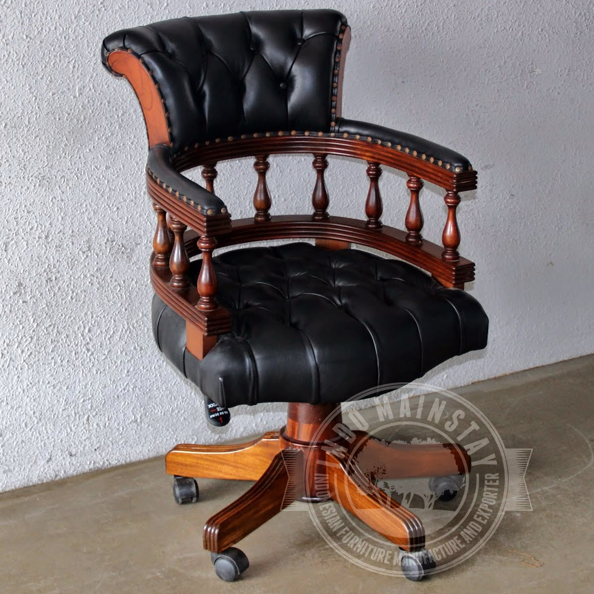 Best ideas about Vintage Office Chair
. Save or Pin REPRODUCTION ANTIQUE CLASSIC OFFICE CHAIR MAHOGANY Indo Now.