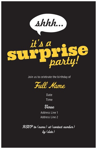 Best ideas about Vistaprint Birthday Invitations
. Save or Pin surprise birthday party invites from vistaprint Custom Now.