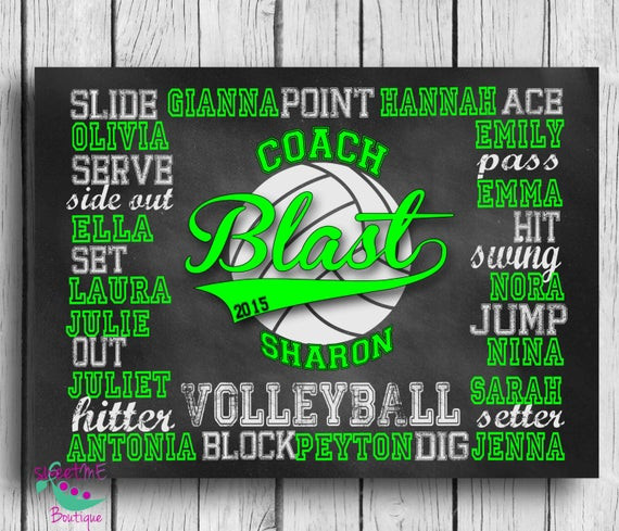 Best ideas about Volleyball Coach Gift Ideas
. Save or Pin Customized VOLLEYBALL coach t personalized volleyball Now.