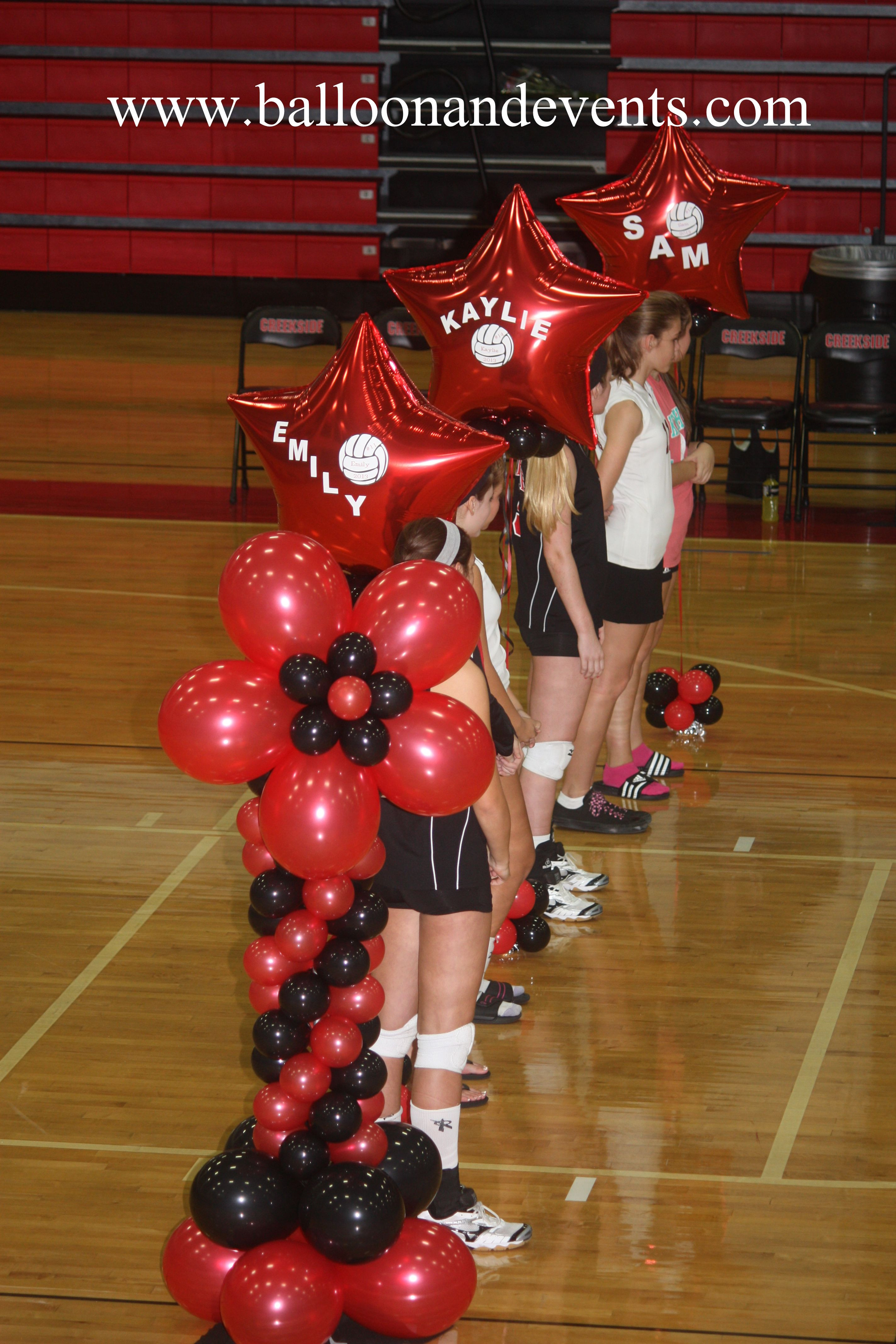 Best ideas about Volleyball Gift Ideas For Senior Night
. Save or Pin Balloon Columns & Stars Senior Night Columns Balloon Now.