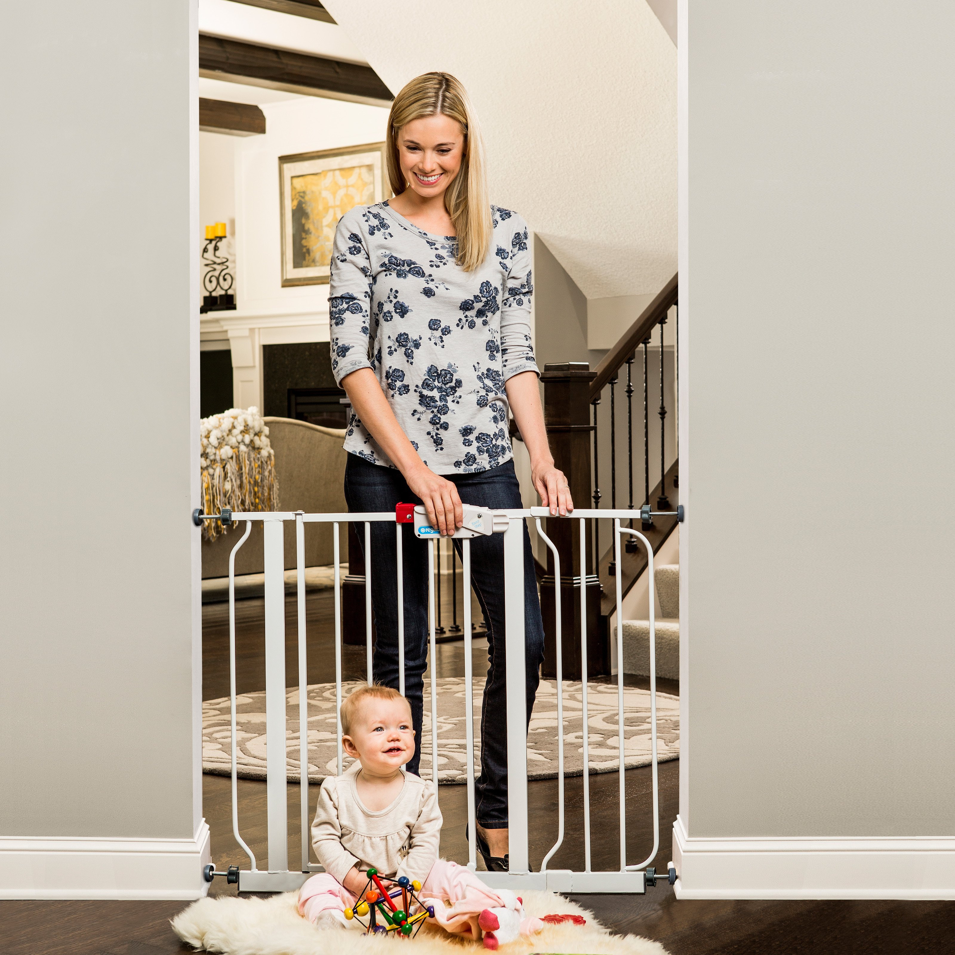 Best ideas about Walk Thru Baby Gate
. Save or Pin Regalo Easy Step Metal Walk Through Safety Gate Baby Now.