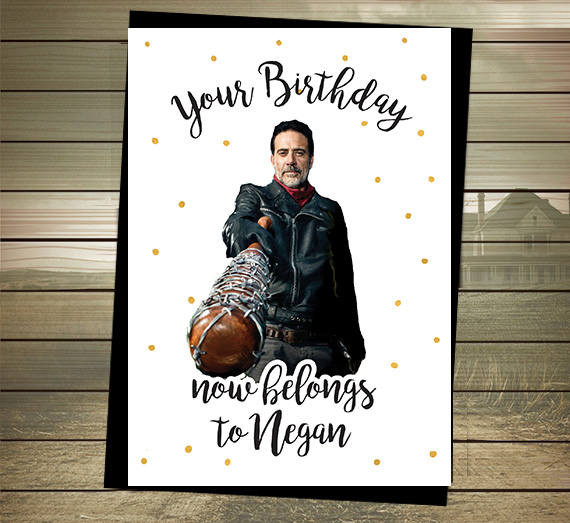 Best ideas about Walking Dead Birthday Card
. Save or Pin The Walking Dead Birthday Card Negan Happy Birthday Now.