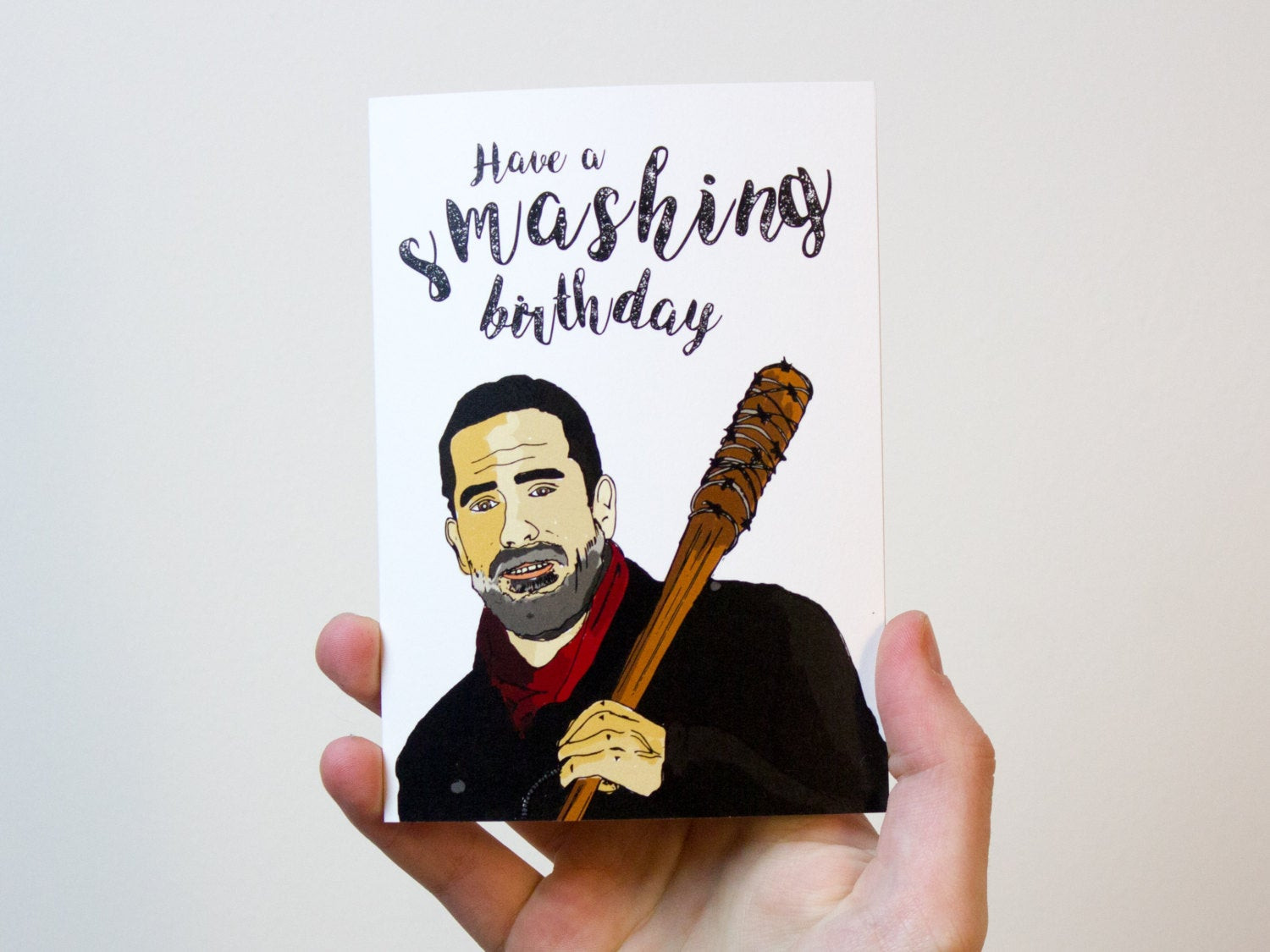 Best ideas about Walking Dead Birthday Card
. Save or Pin The Walking Dead Birthday Card Negan Card Now.