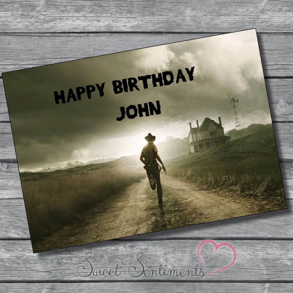 Best ideas about Walking Dead Birthday Card
. Save or Pin Personalised The Walking Dead Birthday Card Now.