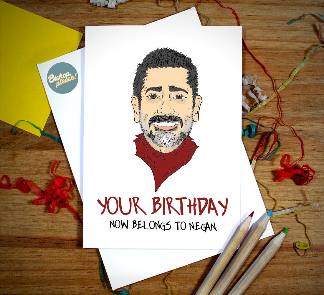 Best ideas about Walking Dead Birthday Card
. Save or Pin Your Birthday Now Belongs To NEGAN Walking Dead TV ic Now.