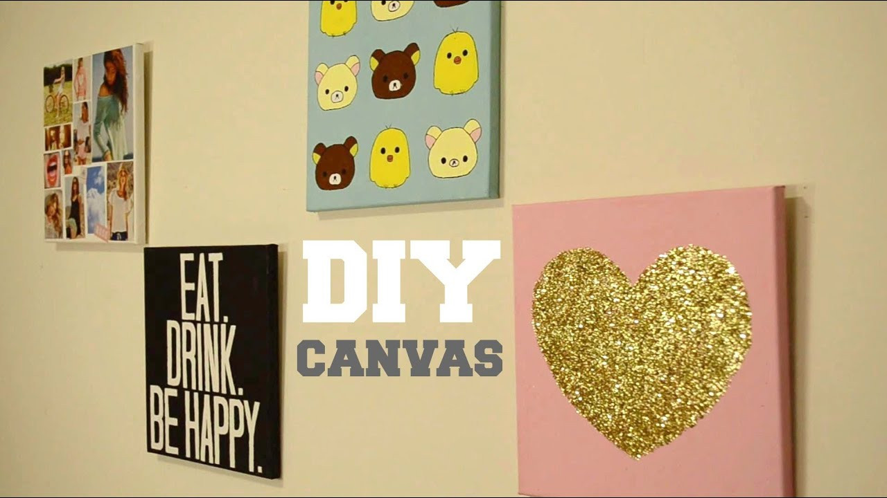 Best ideas about Wall Decoration Ideas DIY
. Save or Pin DIY Wall Decor Custom Canvas Now.