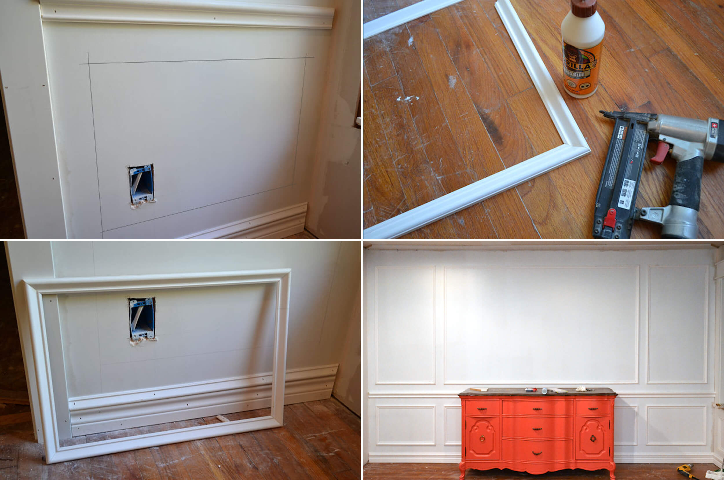 Best ideas about Wall Molding DIY
. Save or Pin How to Add Character to Basic Architecture Wall Paneling Now.